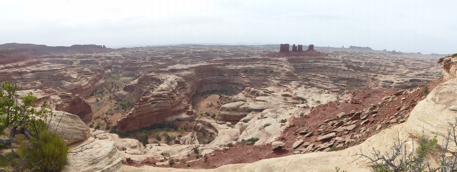 Panorama from The Maze Overlook